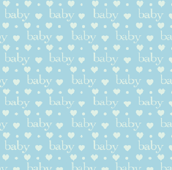 Baby Talk by Benartex - Baby Love Blue